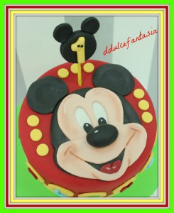 Receta TARTA MICKEY PARA ALONSO