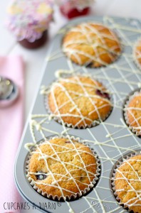 Receta Muffins gigantes de cereza y cómo los antojos se convierten en costumbre