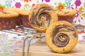 Receta Caer en la tentación: Muffins de Nutella