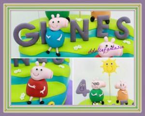 Receta TARTA PEPPA PIG PARA GINES