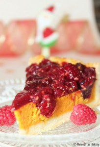 Receta Pastel de calabaza con frutos rojos (Pumpkin Pie)