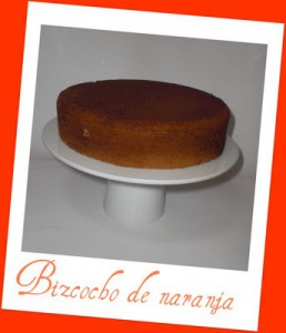 Receta BIZCOCHO DE NARANJA