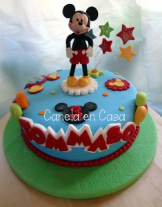 Receta Tarta Mickey Mouse