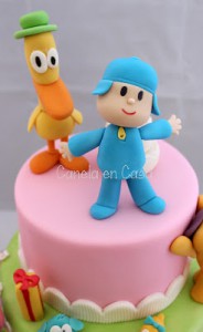 Receta Tarta de Pocoyo para una bella niña