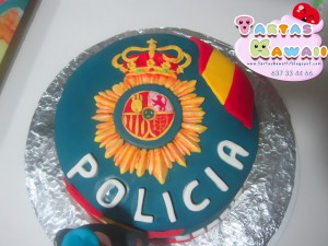 Receta Tarta Policia nacional