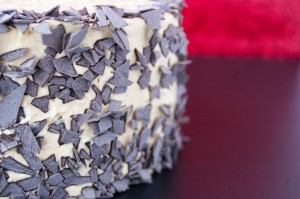 Receta Tarta de chocolate y vainilla (con frosting especial)