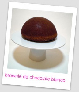 Receta Brownie de chocolate blanco