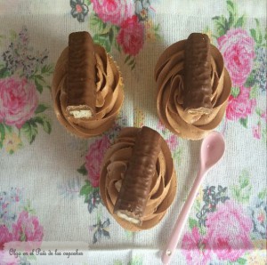 Receta Cupcakes de Twix