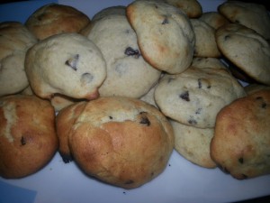 Receta Galletas de chocolate y platano