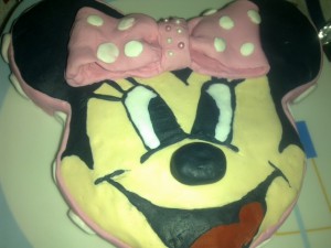 Receta Tarta de Minnie