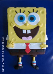 Receta Como hacer una tarta de Bob Esponja  …Paso a paso