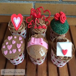 Receta Cupcakes de fresas con chocolate y cena de San Valentín 2014