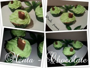 Receta Cupcakes Menta – Chocolate