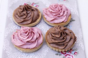 Receta CHOCOLATE / RASPBERRY CREAM FROSTING