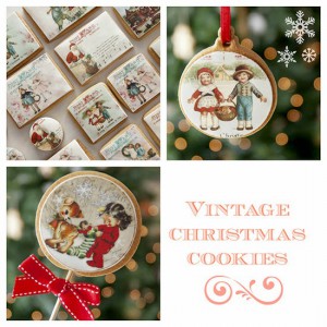 Receta Papel de azúcar de estilo «Vintage» para decorar vuestras galletas de Navidad