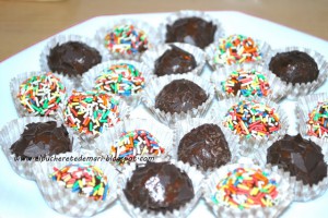 Receta BRIGADEIROS DE CAFÉ