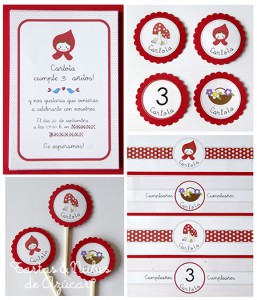 Receta Cumpleaños con Caperucita Roja