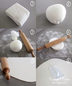 Receta Como cubrir una tarta con fondant