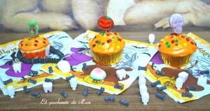 Receta CUPCAKES PARA HALLOWEEN CON FROSTING DE QUESO Y SORTEO