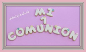 Receta GALLETAS COMUNION 2014