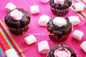 Receta ESTOY VIVA  Y MUFFINS DE CHOCOLATE CON NUBES