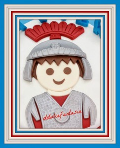 Receta TARTA PLAYMOBIL  PARA JAVIER