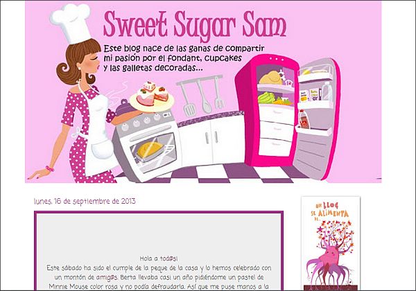 Página web Sweet Sugar Sam
