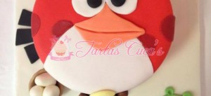 Receta Tarta Fondant Angry Birds !