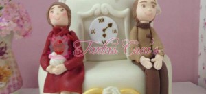 Receta Tarta Fondant Bodas de Oro