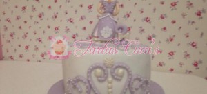 Receta Tarta Fondant Princesa Sofia