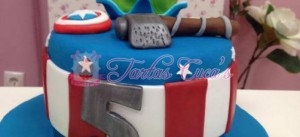 Receta Tarta Fondant Super Heroes!