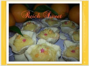 Receta Tartaletas de galleta con crema de naranja… Reto Alfabeto Dulce