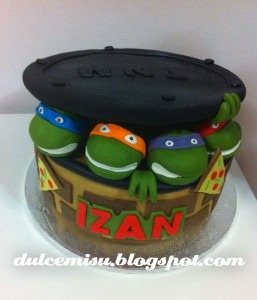 Receta Tarta Tortugas Ninjas