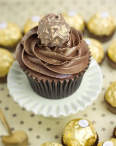 Receta Cupcakes de Ferrero Rocher