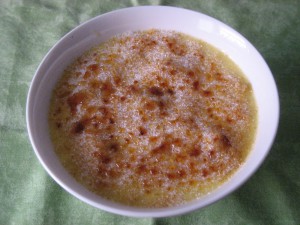 Receta Crema catalana de arroz