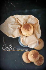 Receta Macarons de café con crema de toffee