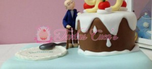 Receta Tarta Fondant Abuelo 90 años!!!