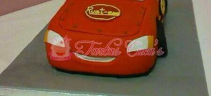 Receta Tarta Fondant Rayo McQueen….!!!