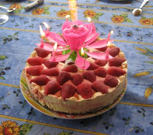 Receta Tarta helada de fresas